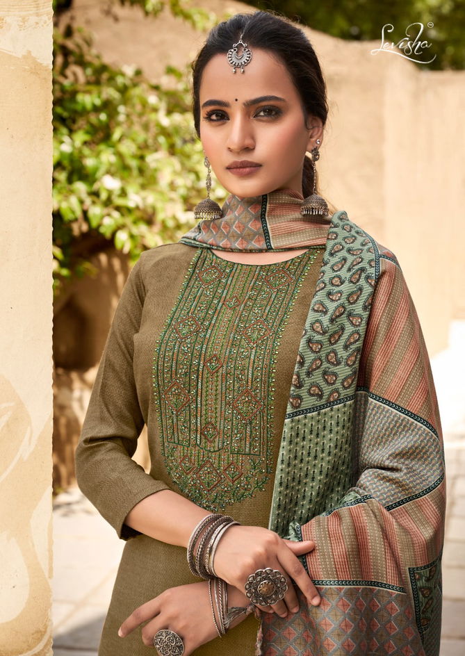 Naziya By Levisha Heavy Pashmina Dress Material Catalog